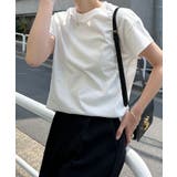オフホワイト | 汗染み防止 コンパクト フレンチスリーブ | andme