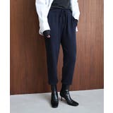 ネイビー | 総針 ニット ジョガーパンツ | andme