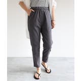 チャコールグレー【予約E】 | ストレッチ コットン イージーパンツ | andme