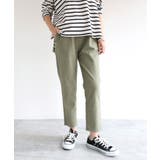 カーキ | ストレッチ コットン イージーパンツ | andme