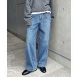 ブルー | ルーズ デニム ストレート | andme