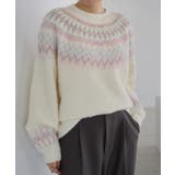 オフホワイト | Freesia フリージア ニットトップス | andme