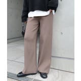 グレージュ | ストレッチ リブ ニット | andme