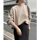 ライトベージュ | 裏毛 ボリューム 長袖 | andme