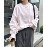 ライトピンク | 裏毛 ボリューム 長袖 | andme