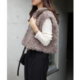 モカベージュ | ショート丈 シープ ファー | andme