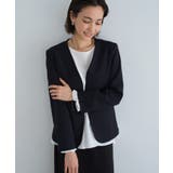 ダークネイビー | evernavy エバーネイビー ノーカラー | andme