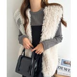 チャコールグレー | コットン ワイドリブ 長袖Tシャツ | andme