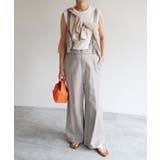 グレー | コットンツイル ワイド サロペット | andme