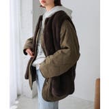 ブラウン | フェイクファー ベスト レディース | andme