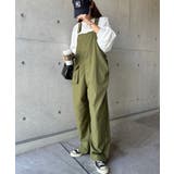 カーキ | 2way ナイロン サロペット | andme