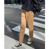 ベージュ | センタープレス コットン ベイカーパンツ | andme