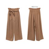 リネンブレンド カシュクール ラップパンツ | andme | 詳細画像25