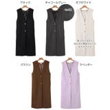 フェイクウール ロングジレ レディース | andme | 詳細画像2 