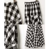 ギンガムチェック マキシ丈 フレアスカート | andme | 詳細画像14