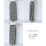 ギンガムチェック タイト スカート | andme | 詳細画像20