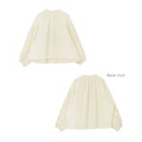 ボリューム袖 クロップド丈 ブラウス | andme | 詳細画像17 