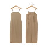 とろみ Iライン キャミワンピース | andme | 詳細画像18 