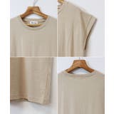 コットン フレンチスリーブ トップス | andme | 詳細画像17 