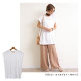 コットン フレンチスリーブ トップス | andme | 詳細画像4 