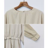 ピーチ起毛 ウエストフリル ペプラム | andme | 詳細画像13 