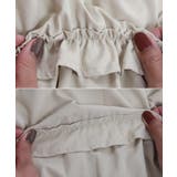 ピーチ起毛 ウエストフリル ペプラム | andme | 詳細画像18 