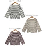 コットン天竺 ボーダー トップス | andme | 詳細画像2