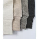 ワッフル キーネック ワンピース | andme | 詳細画像25 