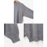 ハイネック バルーンシルエット ニット | andme | 詳細画像21 