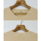 リブ サイドリボン ニットベスト レディース トレンド 春 | andme | 詳細画像12 