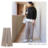 プリーツ ワイドパンツ ウエストゴム | andme | 詳細画像13