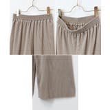 プリーツ ワイドパンツ ウエストゴム | andme | 詳細画像16