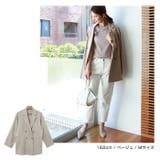 リネン テーラード ジャケット | andme | 詳細画像12 