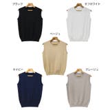 UV抗菌防臭 ノースリーブ ニット | andme | 詳細画像2 