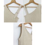 ワンショルダー ニット ビスチェ | andme | 詳細画像12 