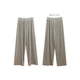 ベロア ワイドパンツ ウエストゴム | andme | 詳細画像17 