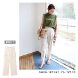 リネンブレンド 2way カーゴパンツ | and Me | 詳細画像12