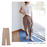 リネンブレンド 2way カーゴパンツ | and Me | 詳細画像19