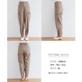 リネンブレンド 2way カーゴパンツ | and Me | 詳細画像31