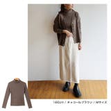アクリル タートルネック リブニット | andme | 詳細画像13 