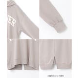 ロゴプリント スウェット パーカー | andme | 詳細画像13