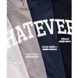 ロゴプリント スウェット パーカー | andme | 詳細画像3