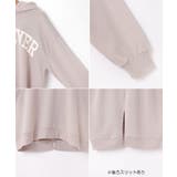 whateverロゴプリント バックスリット パーカー | andme | 詳細画像12