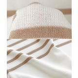 パネルボーダー フレンチスリーブ ニット | andme | 詳細画像16