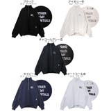 ハーフジップ ロゴ 刺繍入り | andme | 詳細画像2 