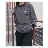 ANMEロゴ刺繍入り ボーダー 長袖 | andme | 詳細画像11 