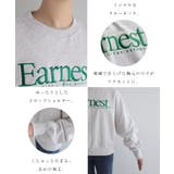 Earnest エンブロイダリー 裏毛 | andme | 詳細画像5 