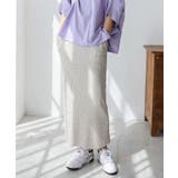 セルフカットリブ タイト スカート | andme | 詳細画像23