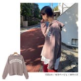 whateverロゴプリント バックスリット パーカー | andme | 詳細画像7