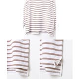 コットン天竺 ボーダー Tシャツ | andme | 詳細画像12 